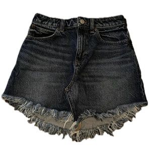 FREE PEOPLE • We The Free • Cotton • Mini • Denim • Jean • Skirt • Zipper • 25 •